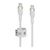 Дата кабель USB-C to USB-C 1.0m BRAIDED SILICONE white Belkin (CAB011BT1MWH), изображение 2 Дата кабель USB-C to USB-C 1.0m BRAIDED SILICONE white Belkin (CAB011BT1MWH), изображение 2