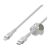 Дата кабель USB-С to Lightning 1.0m BRAIDED SILICONE white Belkin (CAA011BT1MWH), изображение 3 Дата кабель USB-С to Lightning 1.0m BRAIDED SILICONE white Belkin (CAA011BT1MWH), изображение 3