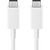 Дата кабель USB Type-C to Type-C 1.8m White 5A Samsung (EP-DX510JWRGRU), изображение 2 Дата кабель USB Type-C to Type-C 1.8m White 5A Samsung (EP-DX510JWRGRU), изображение 2