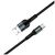 Дата кабель USB 2.0 AM to Type-C 1.0m nylon black ColorWay (CW-CBUC045-BK), изображение 3 Дата кабель USB 2.0 AM to Type-C 1.0m nylon black ColorWay (CW-CBUC045-BK), изображение 3