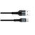 Дата кабель USB 2.0 AM to Type-C 1.0m nylon black ColorWay (CW-CBUC045-BK), изображение 4 Дата кабель USB 2.0 AM to Type-C 1.0m nylon black ColorWay (CW-CBUC045-BK), изображение 4