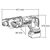 Перфоратор Makita SDS-PLUS LXT, 3Аг х 2шт, Makpac, 1,9Дж, 24мм (DHR241RFJ), изображение 5 Перфоратор Makita SDS-PLUS LXT, 3Аг х 2шт, Makpac, 1,9Дж, 24мм (DHR241RFJ), изображение 5