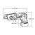Перфоратор Makita SDS-PLUS LXT, 1,9Дж, 24мм (без АКБ и БП) (DHR241Z), изображение 5 Перфоратор Makita SDS-PLUS LXT, 1,9Дж, 24мм (без АКБ и БП) (DHR241Z), изображение 5