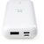 Батарея универсальная Vinga 10000 mAh glossy white (VPB1MWH), изображение 5 Батарея универсальная Vinga 10000 mAh glossy white (VPB1MWH), изображение 5