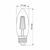 Лампочка Videx Filament C37FA 4W E27 2200K 220V (VL-C37FA-04272), изображение 3 Лампочка Videx Filament C37FA 4W E27 2200K 220V (VL-C37FA-04272), изображение 3