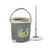 Комплект для уборки Planet Household Spin Mop Joker серый 15 л (6844) Комплект для уборки Planet Household Spin Mop Joker серый 15 л (6844)