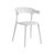 Кухонный стул PAPATYA luna stripe, сиденье белое, верх белый (2336) Кухонный стул PAPATYA luna stripe, сиденье белое, верх белый (2336)