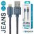 Дата кабель USB 2.0 AM to Lightning jeans Forever (T_01628), изображение 3 Дата кабель USB 2.0 AM to Lightning jeans Forever (T_01628), изображение 3