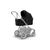 Люлька Thule Sleek Midnight Black (TH 11000101), изображение 2 Люлька Thule Sleek Midnight Black (TH 11000101), изображение 2