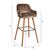 Барный стул Home4You ARIEL brown (26505), изображение 2 Барный стул Home4You ARIEL brown (26505), изображение 2