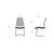 Кухонний стілець Special4You Clarry light grey (E6743), зображення 6 Кухонний стілець Special4You Clarry light grey (E6743), зображення 6