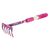 Грабли Flora 5-ти зубые, pink, TPR (5043154) Грабли Flora 5-ти зубые, pink, TPR (5043154)