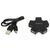 Концентратор Omega 4 Port USB 2.0 Hub Star black (OUH24SB), изображение 2 Концентратор Omega 4 Port USB 2.0 Hub Star black (OUH24SB), изображение 2
