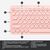 Клавіатура Logitech K380 for MAC Multi-Device Bluetooth UA Rose (920-010406), зображення 6 Клавіатура Logitech K380 for MAC Multi-Device Bluetooth UA Rose (920-010406), зображення 6
