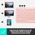 Клавіатура Logitech K380 for MAC Multi-Device Bluetooth UA Rose (920-010406), зображення 7 Клавіатура Logitech K380 for MAC Multi-Device Bluetooth UA Rose (920-010406), зображення 7