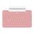 Клавиатура Logitech Keys-To-Go для iPhone iPad Apple TV UA Blush Pink (920-010059), изображение 2 Клавиатура Logitech Keys-To-Go для iPhone iPad Apple TV UA Blush Pink (920-010059), изображение 2
