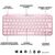 Клавіатура Logitech MX Keys Mini Wireless Illuminated UA Rose (920-010500), зображення 6 Клавіатура Logitech MX Keys Mini Wireless Illuminated UA Rose (920-010500), зображення 6
