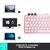 Клавіатура Logitech MX Keys Mini Wireless Illuminated UA Rose (920-010500), зображення 7 Клавіатура Logitech MX Keys Mini Wireless Illuminated UA Rose (920-010500), зображення 7