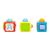 Кубики Fisher-Price Кубики, движущиеся "Яркие" (DHW15), изображение 4 Кубики Fisher-Price Кубики, движущиеся "Яркие" (DHW15), изображение 4