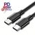 Дата кабель Type-C - Type-C 2.0m US286 3A Black Ugreen (10306), изображение 2 Дата кабель Type-C - Type-C 2.0m US286 3A Black Ugreen (10306), изображение 2