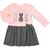Платье POP FASHION с кроликами (6673-104G-peach) Платье POP FASHION с кроликами (6673-104G-peach)