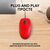 Мышка Logitech M110 Silent USB Red (910-006759), изображение 3 Мышка Logitech M110 Silent USB Red (910-006759), изображение 3