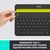 Клавиатура Logitech K480 Multi-Device Bluetooth UA Black (920-006366), изображение 5 Клавиатура Logitech K480 Multi-Device Bluetooth UA Black (920-006366), изображение 5