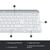 Комплект Logitech MK470 Slim Wireless UA Off-White (920-009205), изображение 6 Комплект Logitech MK470 Slim Wireless UA Off-White (920-009205), изображение 6