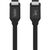 Дата кабель USB4 USB-C to USB-C 0.8m 40Gbps 100W Black Belkin (INZ001BT0.8MBK), изображение 4 Дата кабель USB4 USB-C to USB-C 0.8m 40Gbps 100W Black Belkin (INZ001BT0.8MBK), изображение 4