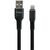 Дата кабель USB 2.0 AM to Lightning 1.0m flat nylon black Vinga (VCPDCLFNB1BK), изображение 2 Дата кабель USB 2.0 AM to Lightning 1.0m flat nylon black Vinga (VCPDCLFNB1BK), изображение 2