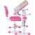 Парта со стулом FunDesk Piccolino II Pink (212116), изображение 3 Парта со стулом FunDesk Piccolino II Pink (212116), изображение 3