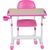 Парта со стулом FunDesk Piccolino II Pink (212116), изображение 4 Парта со стулом FunDesk Piccolino II Pink (212116), изображение 4