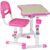 Парта со стулом FunDesk Piccolino II Pink (212116), изображение 5 Парта со стулом FunDesk Piccolino II Pink (212116), изображение 5