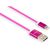 Дата кабель USB 2.0 AM to Lightning 1.0m rainbow nylon Vinga (VCPDCLCOLNB1RS), зображення 2