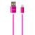 Дата кабель USB 2.0 AM to Lightning 1.0m rainbow nylon Vinga (VCPDCLCOLNB1RS), зображення 3