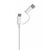Дата кабель USB 2.0 AM to Micro 5P + Type-C White Xiaomi (338004), изображение 2 Дата кабель USB 2.0 AM to Micro 5P + Type-C White Xiaomi (338004), изображение 2