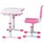 Парта со стулом FunDesk Sole II Pink (221907), изображение 2 Парта со стулом FunDesk Sole II Pink (221907), изображение 2