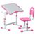 Парта со стулом FunDesk Sole II Pink (221907), изображение 4 Парта со стулом FunDesk Sole II Pink (221907), изображение 4