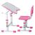 Парта со стулом FunDesk Sole II Pink (221907), изображение 5 Парта со стулом FunDesk Sole II Pink (221907), изображение 5