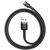 Дата кабель USB 2.0 AM to Lightning 1.0m Cafule 2.4A gray+black Baseus (CALKLF-BG1), изображение 3 Дата кабель USB 2.0 AM to Lightning 1.0m Cafule 2.4A gray+black Baseus (CALKLF-BG1), изображение 3