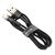 Дата кабель USB 2.0 AM to Lightning 1.0m 1.5A gold-black Baseus (CALKLF-BV1), изображение 3 Дата кабель USB 2.0 AM to Lightning 1.0m 1.5A gold-black Baseus (CALKLF-BV1), изображение 3