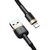 Дата кабель USB 2.0 AM to Lightning 1.0m 1.5A gold-black Baseus (CALKLF-BV1) Дата кабель USB 2.0 AM to Lightning 1.0m 1.5A gold-black Baseus (CALKLF-BV1)