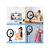 Набор блогера Puluz Ring USB LED lamp PKT3126B 10.2" + зажим (PKT3126B), изображение 6 Набор блогера Puluz Ring USB LED lamp PKT3126B 10.2" + зажим (PKT3126B), изображение 6