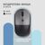 Мышка 2E MF218 Silent Wireless/Bluetooth Black/Grey (2E-MF218WBG), изображение 2 Мышка 2E MF218 Silent Wireless/Bluetooth Black/Grey (2E-MF218WBG), изображение 2