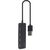 Концентратор Gembird USB 2.0 4 ports black (UHB-U2P4-06), изображение 2 Концентратор Gembird USB 2.0 4 ports black (UHB-U2P4-06), изображение 2