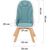 Стілець для годування Kinderkraft Tixi Turquoise (5902533912292), зображення 11 Стілець для годування Kinderkraft Tixi Turquoise (5902533912292), зображення 11