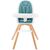 Стілець для годування Kinderkraft Tixi Turquoise (5902533912292), зображення 3 Стілець для годування Kinderkraft Tixi Turquoise (5902533912292), зображення 3