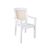 Кресло садовое Irak Plastik Side белое (4616) Кресло садовое Irak Plastik Side белое (4616)