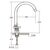 Смеситель AQUATICA PL-4B455C, изображение 5 Смеситель AQUATICA PL-4B455C, изображение 5