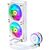 Система водного охлаждения CoolerMaster MasterLiquid PL240 Flux White Edition (MLY-D24M-A23PZ-RW), изображение 4 Система водного охлаждения CoolerMaster MasterLiquid PL240 Flux White Edition (MLY-D24M-A23PZ-RW), изображение 4
